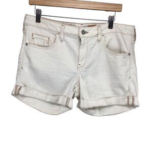 Pilcro and The Letterpress‎ Denim Shorts Size 30 Stet Fit Jean Roll-Up Cuffs